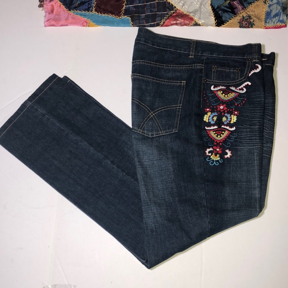 ECI New York Embroidered Women’s Jeans 8